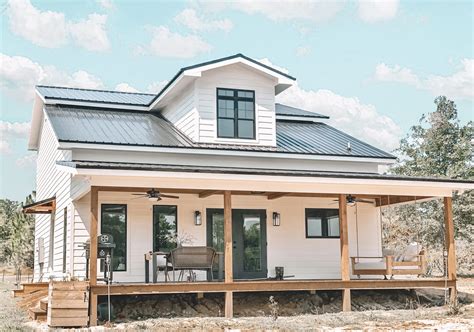 metal roofed farmhouse